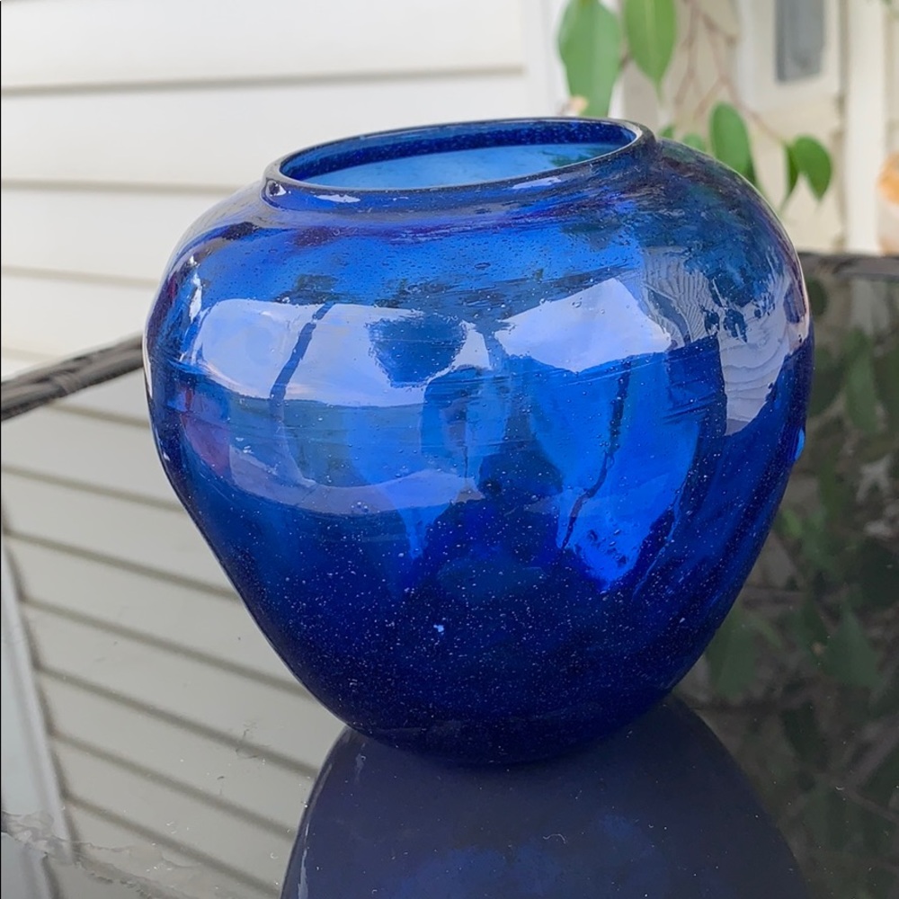 Blue vase